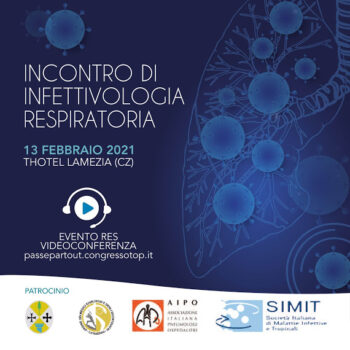 Lamezia Terme, il 13 febbraio webinar di infettivologia respiratoria