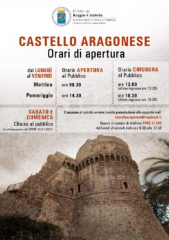 Reggio Calabria, il 22 febbraio riapre al pubblico il Castello Aragonese