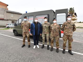 Vaccini, arrivato in Calabria il team sanitario dell'Esercito 