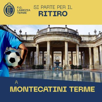 FC Lamezia Terme parte per il ritiro a Montecatini Terme