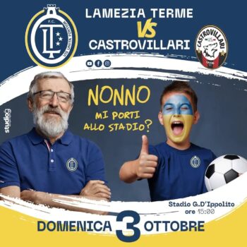 Iniziativa di Fc Lamezia Terme per festa nonni, per loro biglietto ridotto domenica 