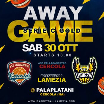  Basketball Lamezia in trasferta a Cercola