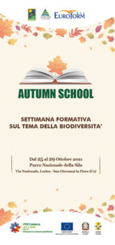 Autumn School dal 25 al 29 ottobre a Lorica