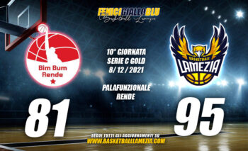 Il Basketball Lamezia vince l'infuocato derby contro Rende