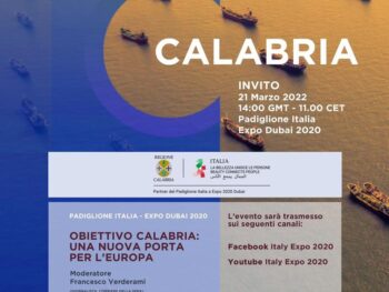 Expo Dubai, il 21 marzo Calabria Day al Padiglione Italia