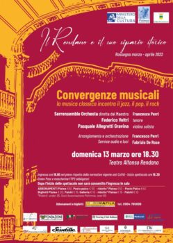 Al Teatro Rendano il 13 marzo il concerto “Convergenze musicali: la musica classica incontra il jazz, il pop, il rock”