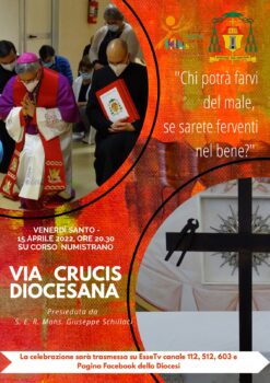 Venerdì Santo, su Corso Numistrano Via Crucis diocesana presieduta dal vescovo Giuseppe