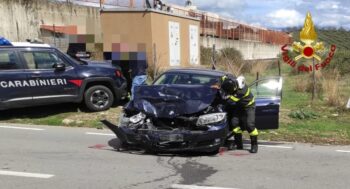 Doppio intervento dei Vigili del Fuoco di Petilia Policastro per salvataggio di un gufo finito in una canna fumaria e incidente stradale