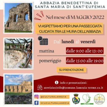 Il maggio dell’Abbazia Benedettina di Sant’Eufemia