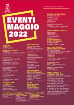 La primavera di Rende: cartellone di eventi internazionali a maggio