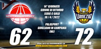 Il Basketball Lamezia vince a Caserta vendicando la sconfitta dell'andata