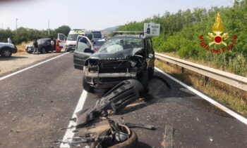 Incidente stradale a Caposuvero, tre feriti