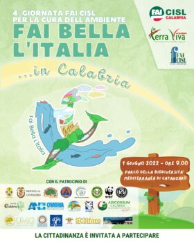 “Fai bella l’Italia”, in Calabria la giornata per la cura dell’ambiente il 1º giugno al Parco della Biodiversità di Catanzaro