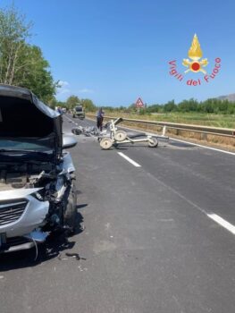 Incidente stradale a Nocera Terinese, un ferito grave