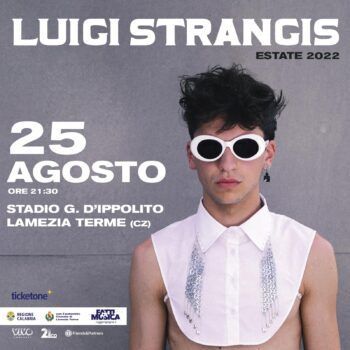 Tutto pronto a Lamezia per il concerto di domani di Luigi Strangis, il lametino vincitore di Amici