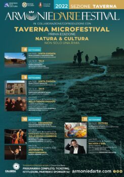 Armonie d'Arte Festival, tutto pronto per i suggestivi eventi a Taverna, patria di Mattia Preti