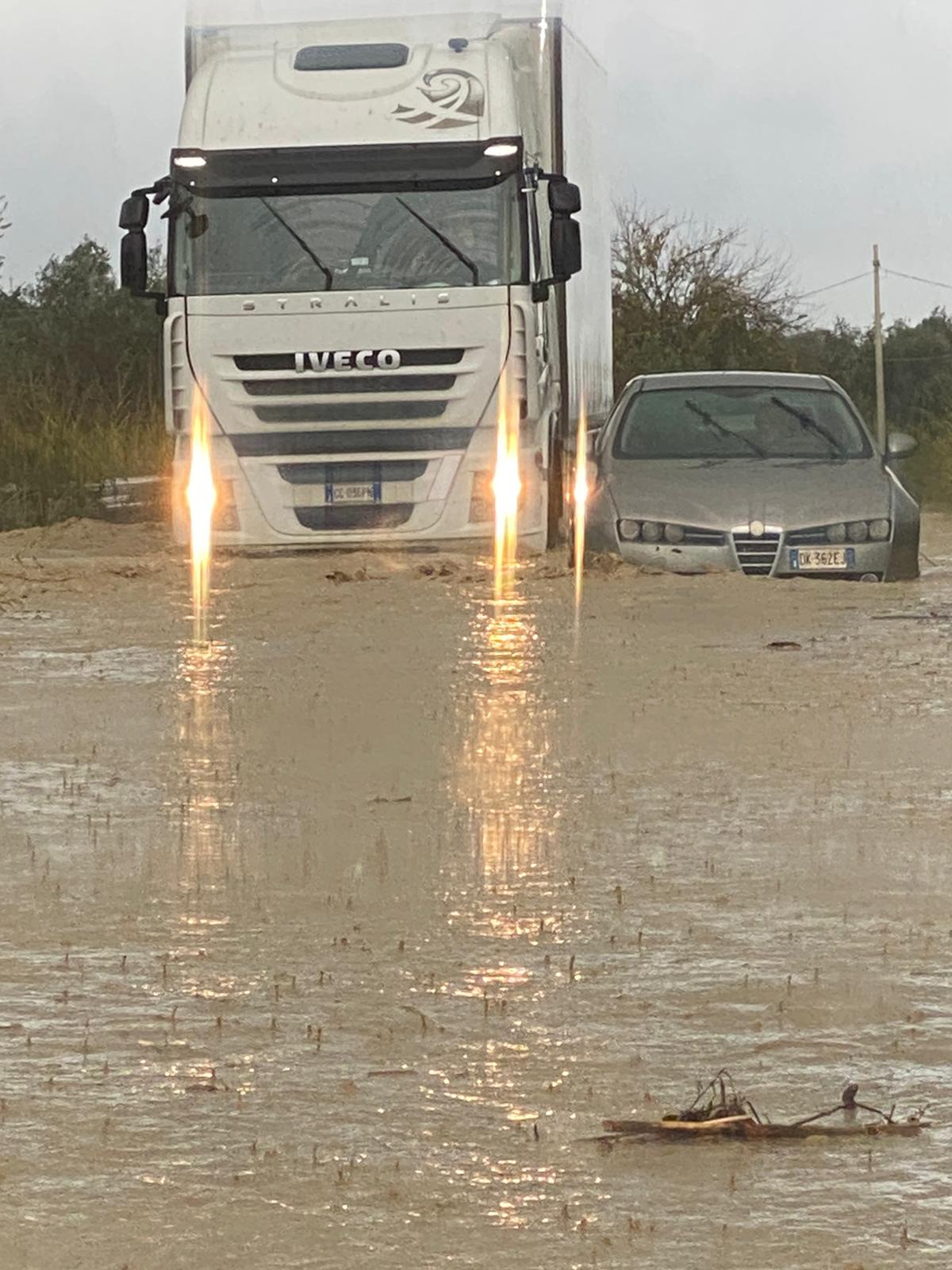 Maltempo in Calabria, disagi nel cosentino e nel crotonese