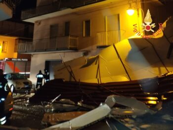 Lamezia, prosegue l’opera di soccorso dei Vigili del Fuoco per i danni causati dal maltempo