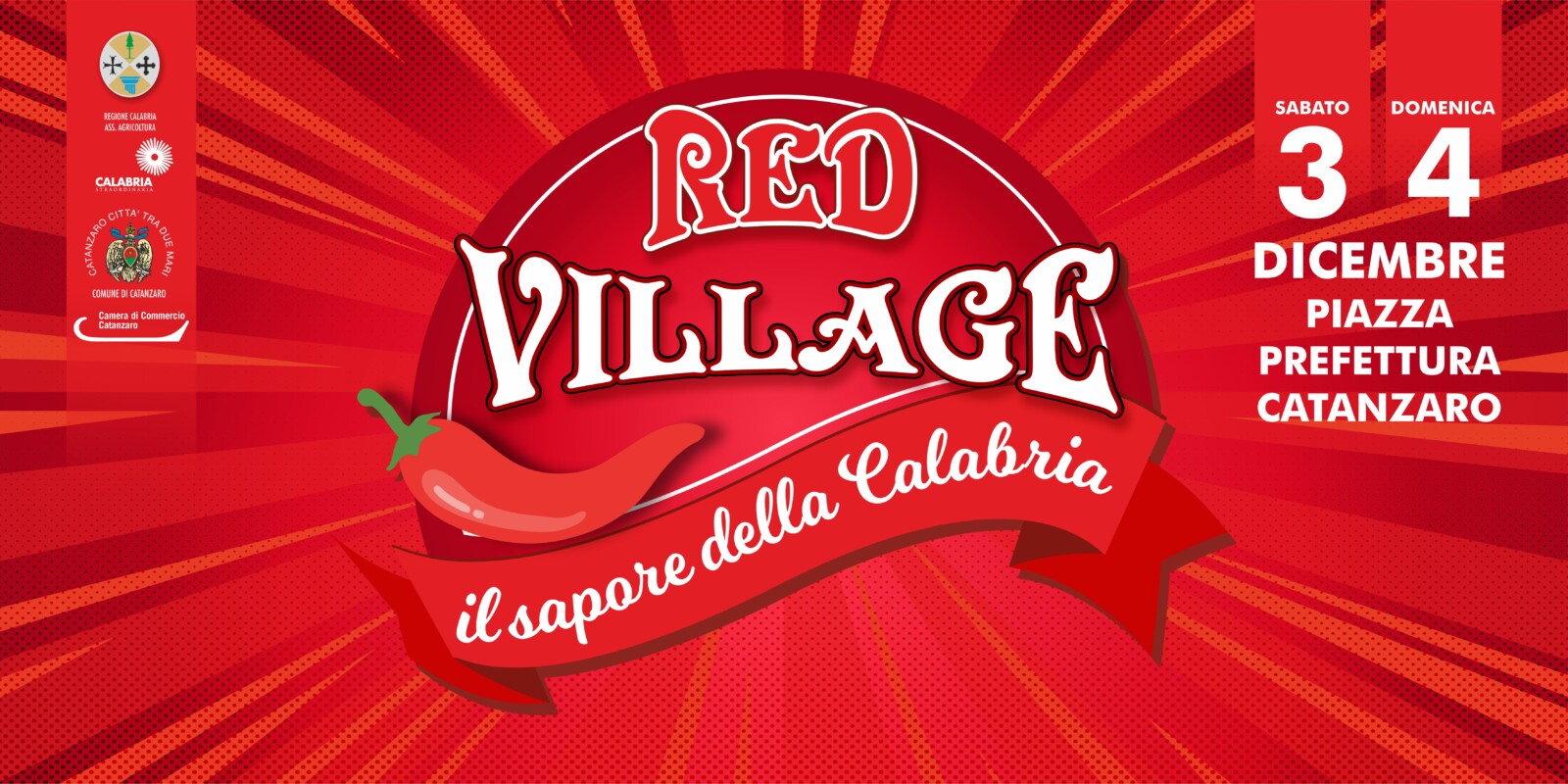 Il 3 e 4 dicembre a Catanzaro il "Red Village"