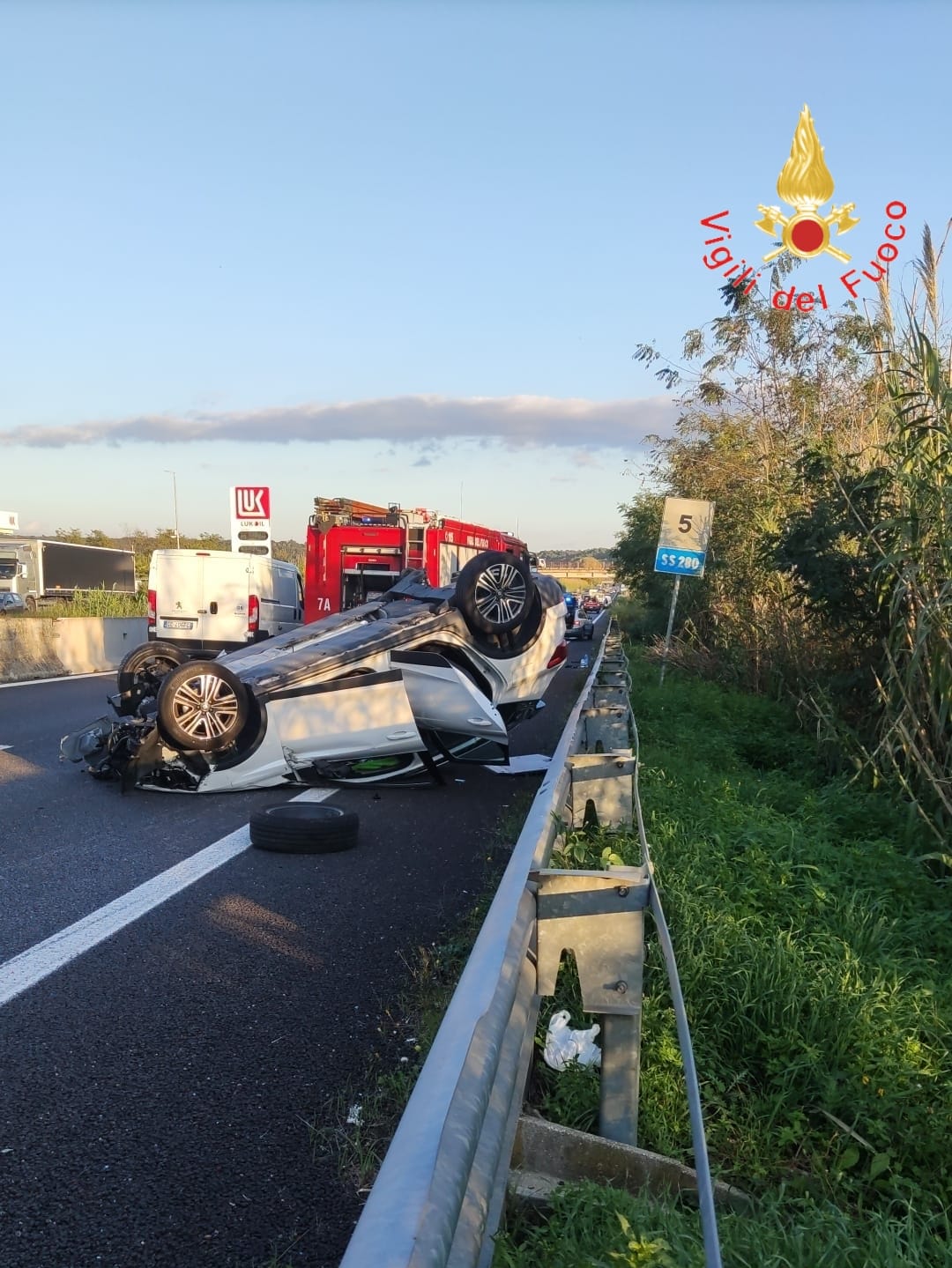 Lamezia, incidente stradale sulla SS280, due feriti