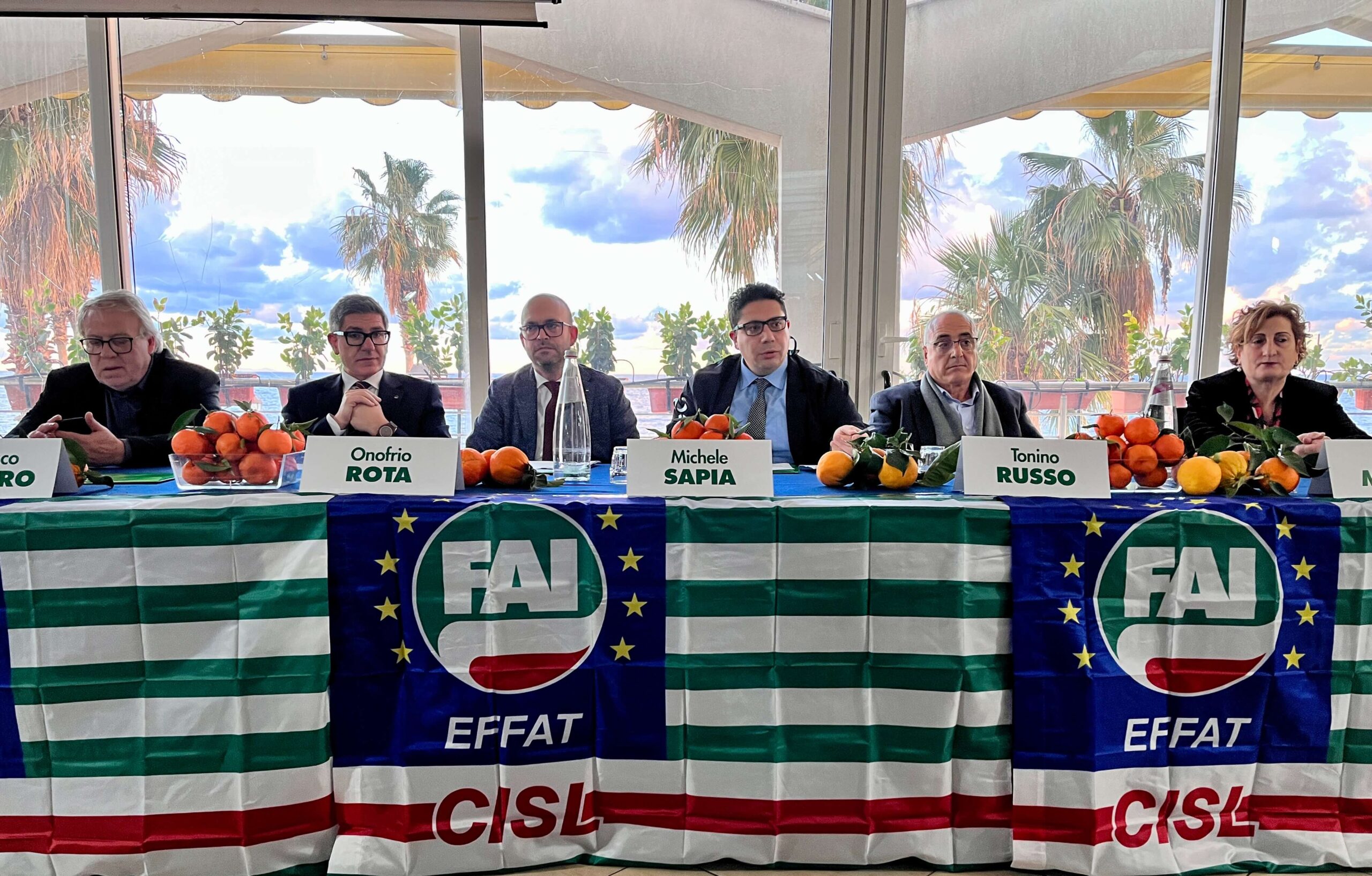 A Bagnara Calabra il Consiglio Generale della Fai Cisl Calabria. Presenti anche Rota e Russo