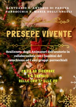 Lamezia, a S. Antonio il presepe vivente tra passato e presente