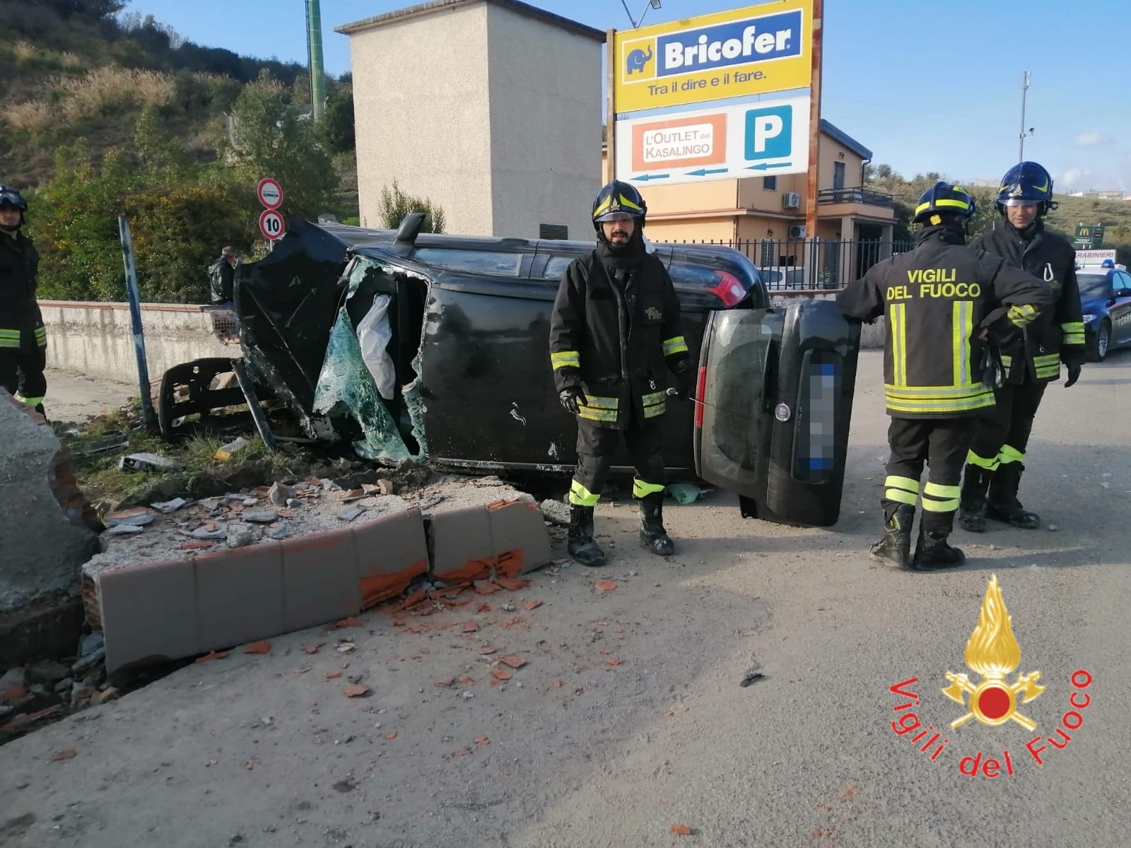 Incidente stradale a Catanzaro, un ferito