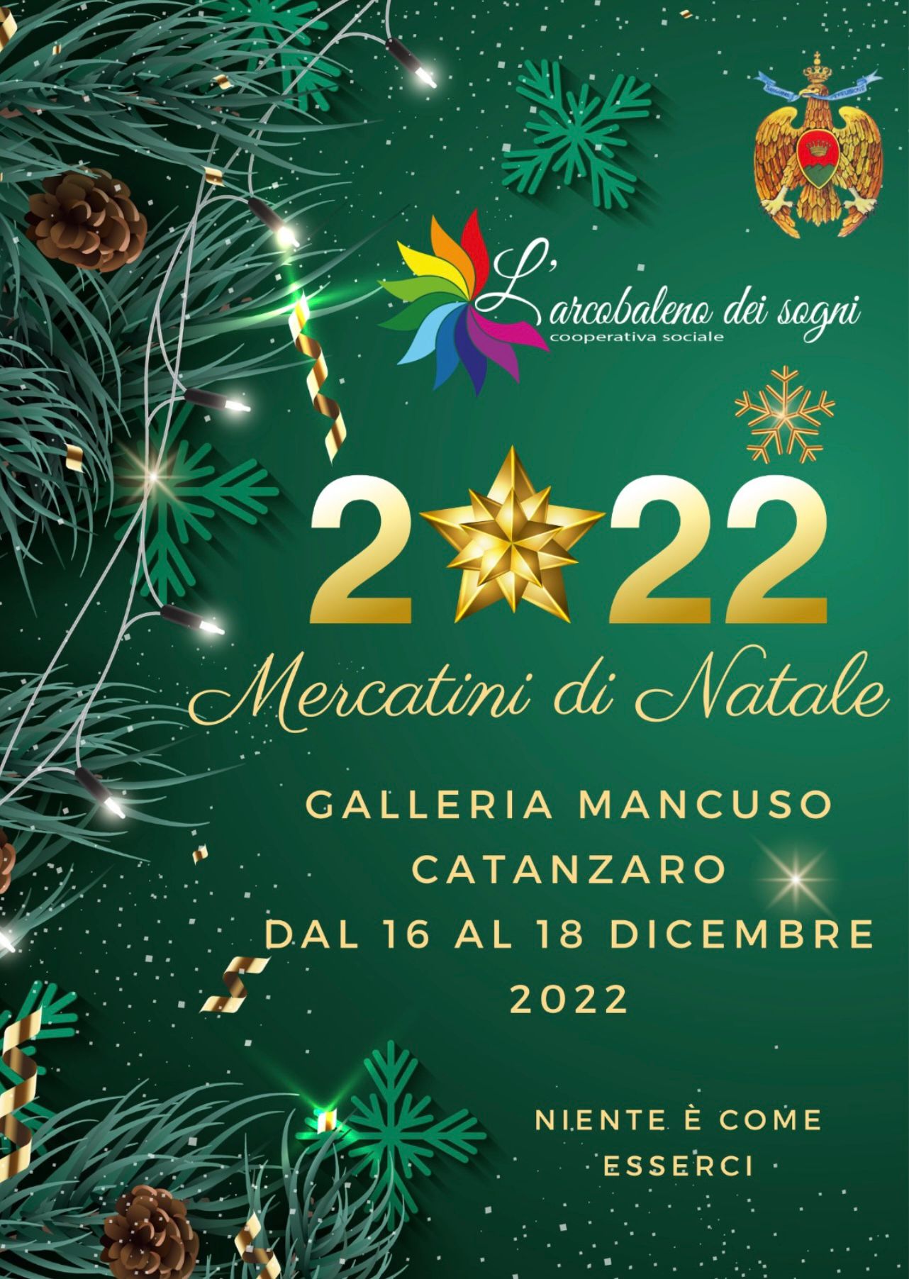 Catanzaro, dal 16 al 18 dicembre i Mercatini di Natale alla “Galleria Mancuso”