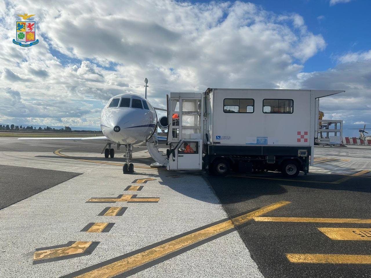 Lamezia, trasporto sanitario urgente per bimba di 5 anni verso Brescia