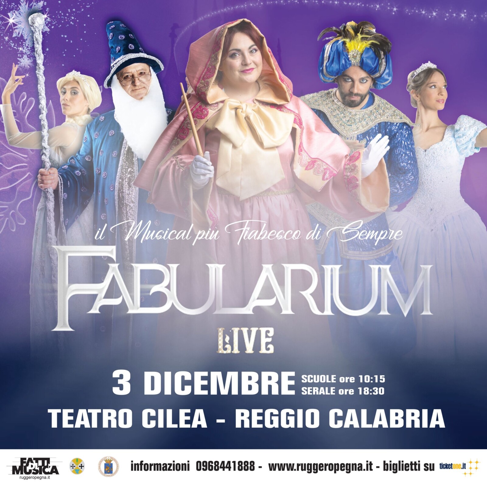 Reggio Calabria, domani al Cilea il musical "Fabularium"