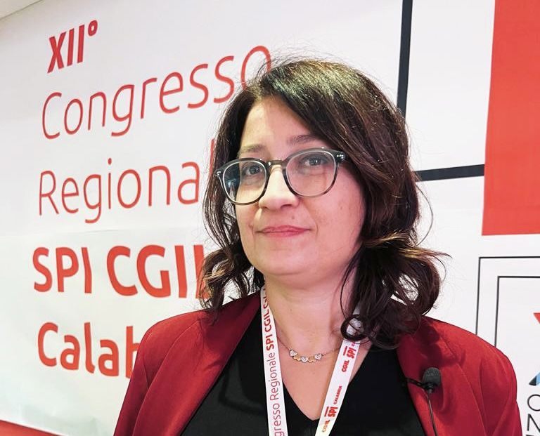 Claudia Carlino riconfermata alla guida dello Spi CGIL Calabria