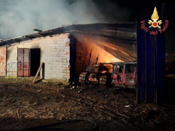 Incendio in azienda agricola nel reggino, coinvolti anche capi di bestiame