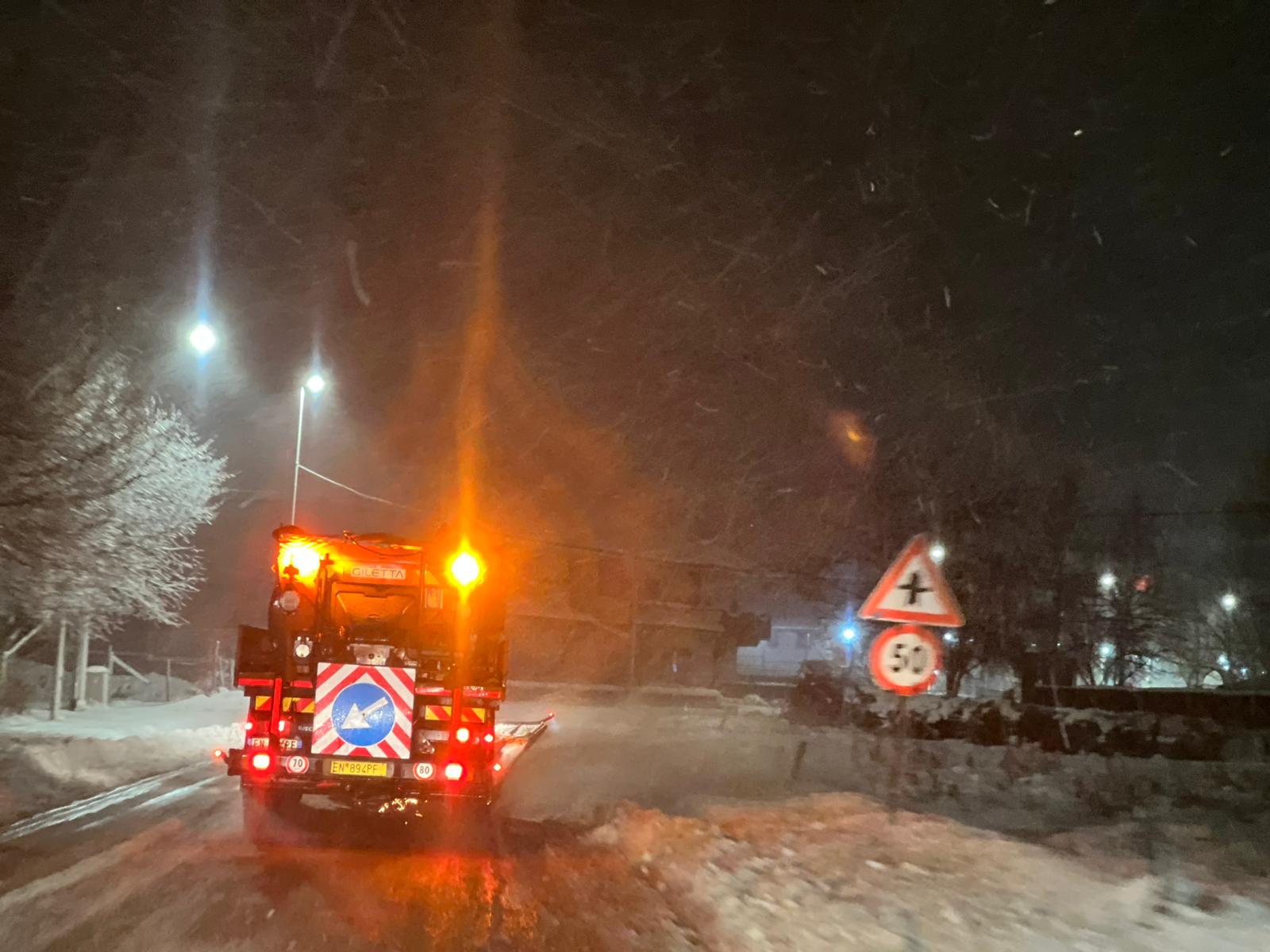 Maltempo, da oltre 48 ore Anas impegnata per fronteggiare emergenza neve nel vibonese