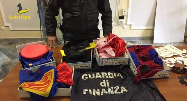 Operazione “Carnevale sicuro”, a Crotone maxi sequestro di oltre 280mila prodotti non conformi