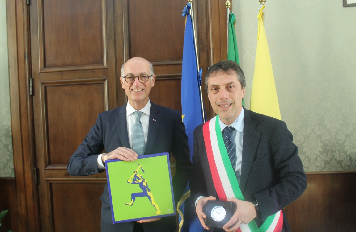 Catanzaro, il sindaco riceve l'Ambasciatore del Belgio in Italia, S.E. Pierre Emmanuel De Bauw