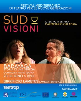 Lamezia, domani “Babayaga, storia di una strega” al Festival Suddivisioni