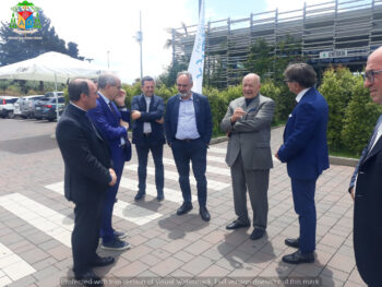 Lamezia, il vescovo Parisi in visita all’area industriale