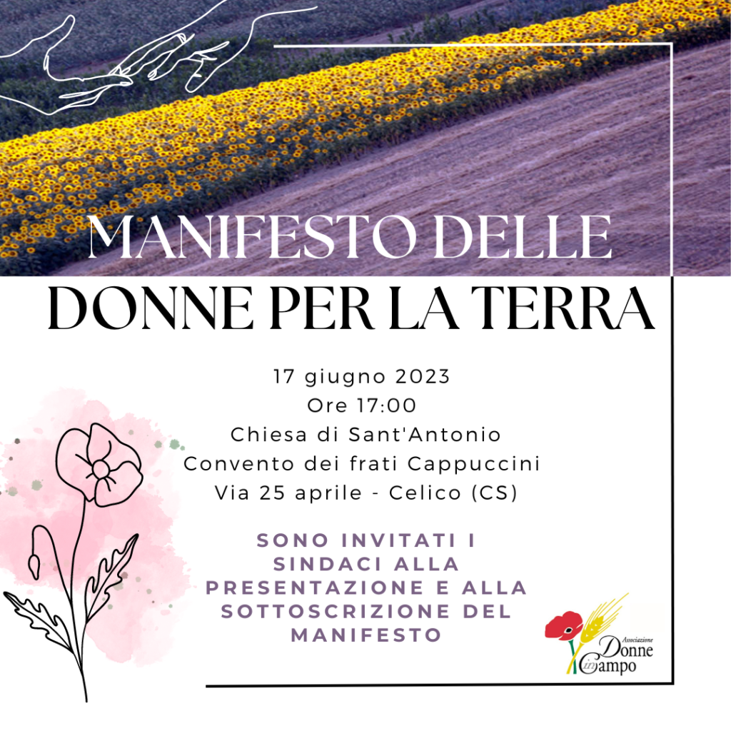 L’associazione Donne in campo Calabria presenta il 'Manifesto delle donne per la terra'