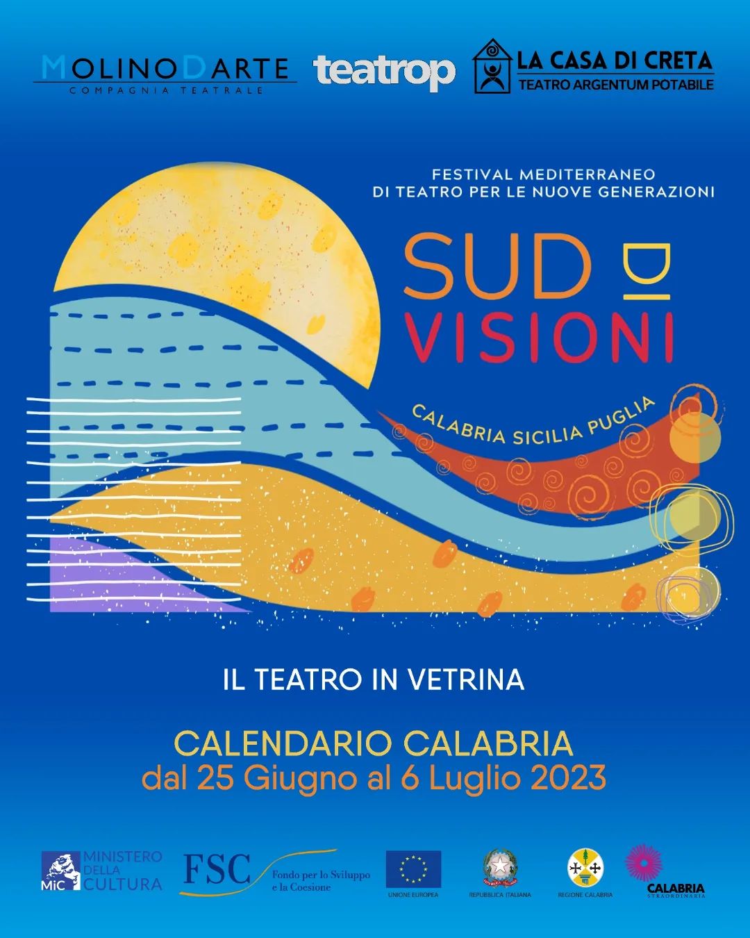 Lamezia, progetto speciale SuddiVisioni, ritorna il festival mediterraneo di teatro a cura di tre compagnie del Sud Italia