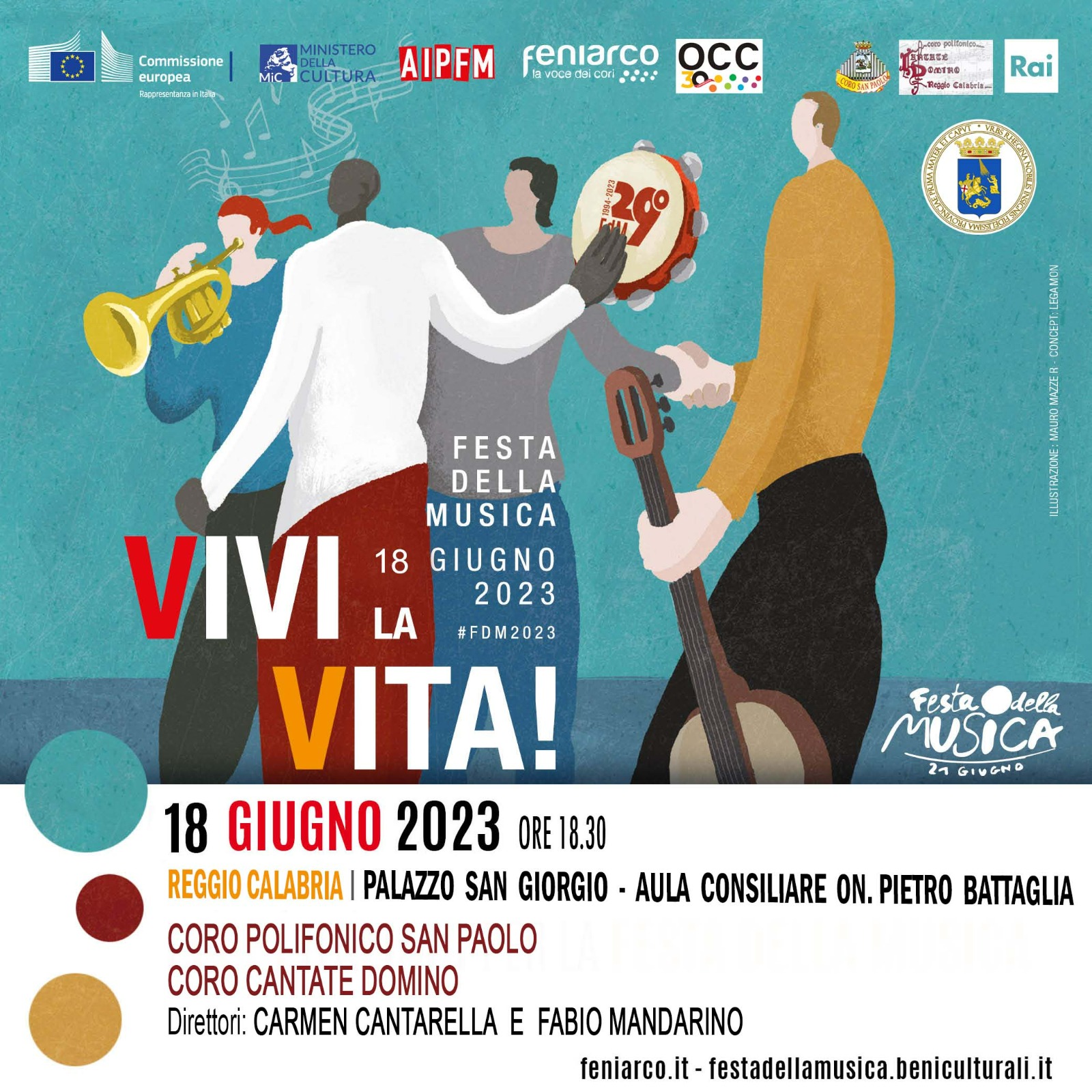 “Vivi la Vita!": Reggio Calabria celebra la Festa della Musica con un concerto di cori polifonici nella Sala del Consiglio comunale