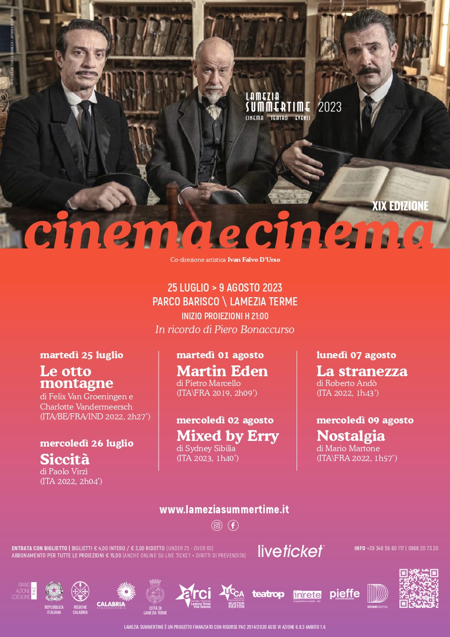 Al via Lamezia Summertime 2023 con una settimana di cinema e teatro