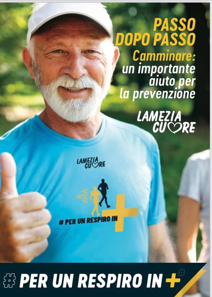 Domani a Lamezia Terme la camminata “Per un respiro in più” su Corso Numistrano”