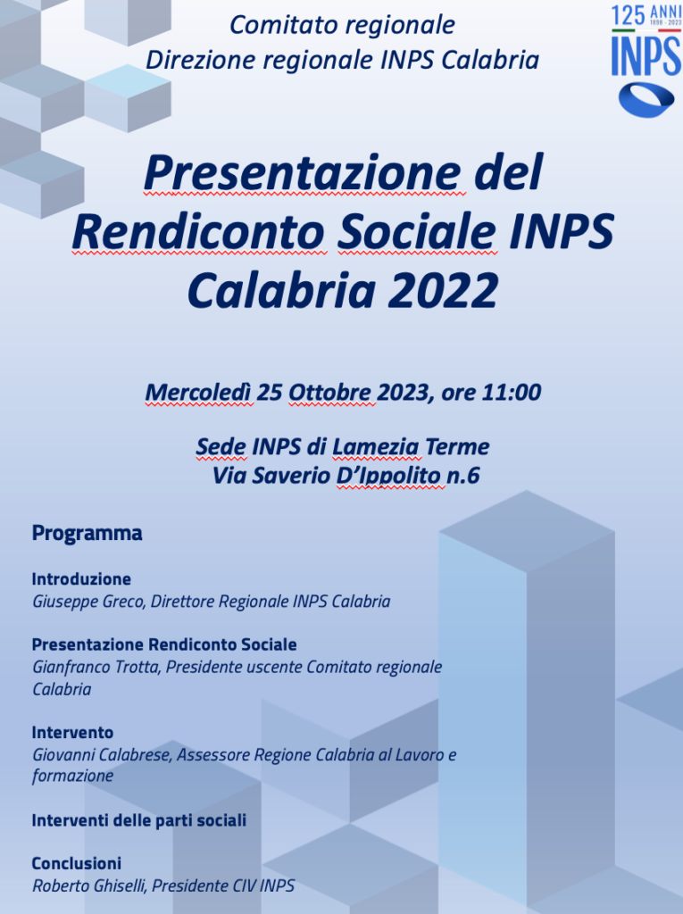 Inps Bilancio Sociale