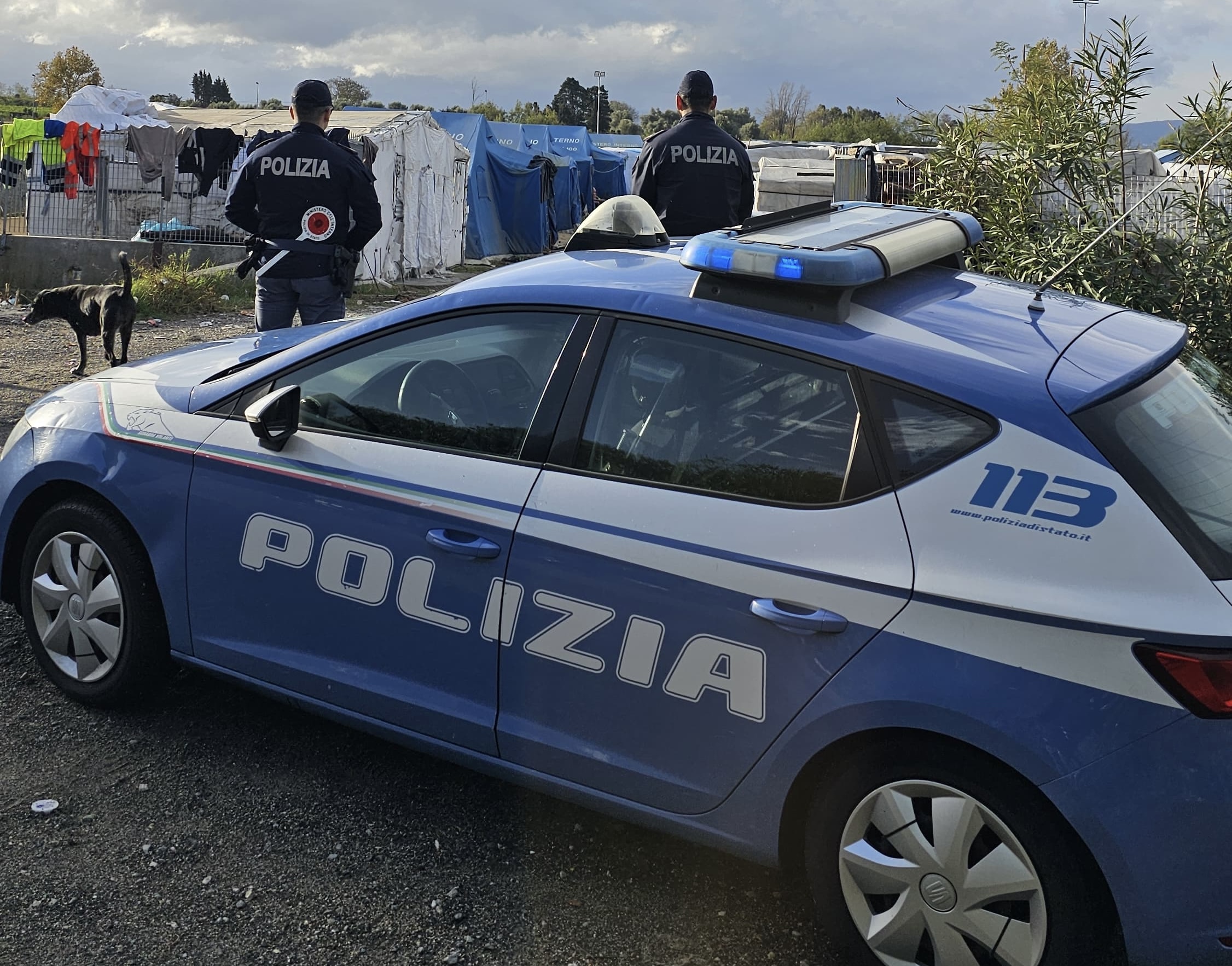 Polizia Tendopoli Gioia Tauro