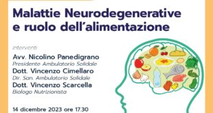 Incontro Alimentazione E Malattie Neurodegenerative Locandina