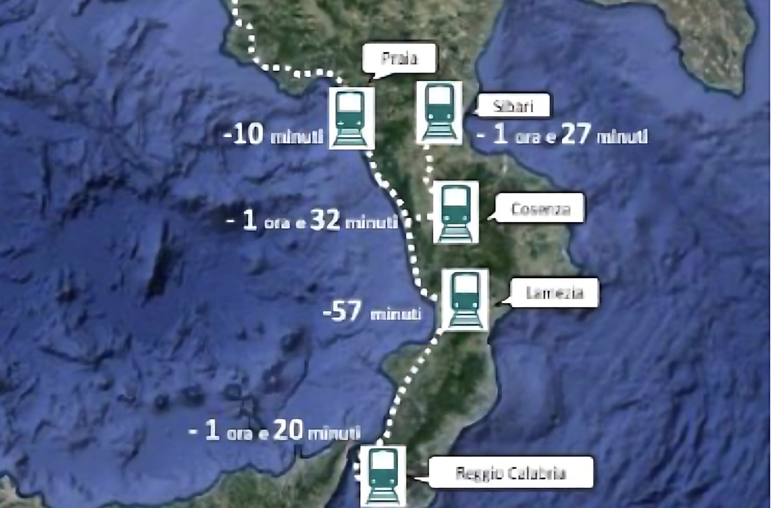 Lega Calabria: "Matteo Salvini promuove lo sviluppo del Sud Italia con l’Alta Velocità Salerno-Reggio Calabria"