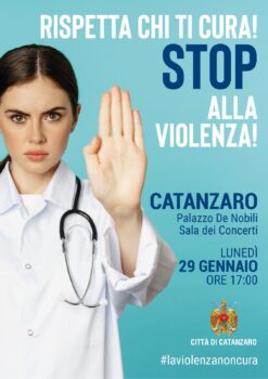 “Rispetta chi ti cura! Stop alla violenza": lunedì 29 gennaio a Catanzaro l'evento contro le aggressioni sugli operatori sanitari