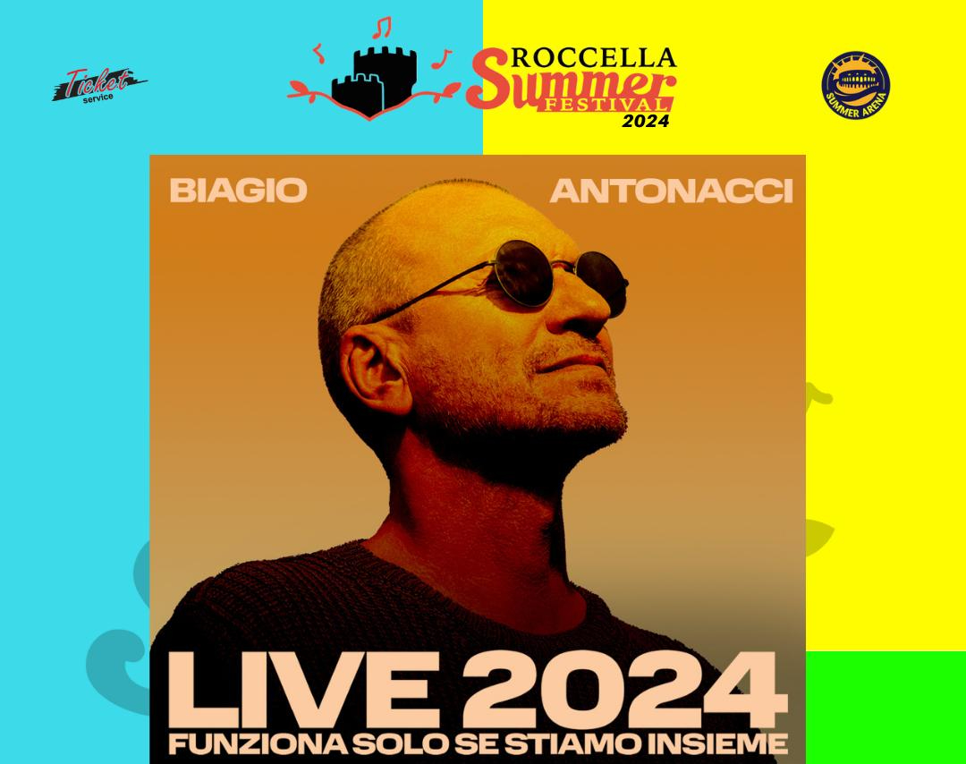 Roccella Summer Festival 2024, il 12 e il 13 luglio al Teatro al Castello ci sarà Biagio Antonacci