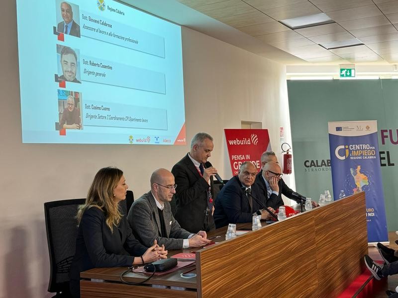 Apertura del Recruiting Day per le selezioni di giovani interessati a lavorare in Webuild, Calabrese: "Grandi opportunità per la Calabria"