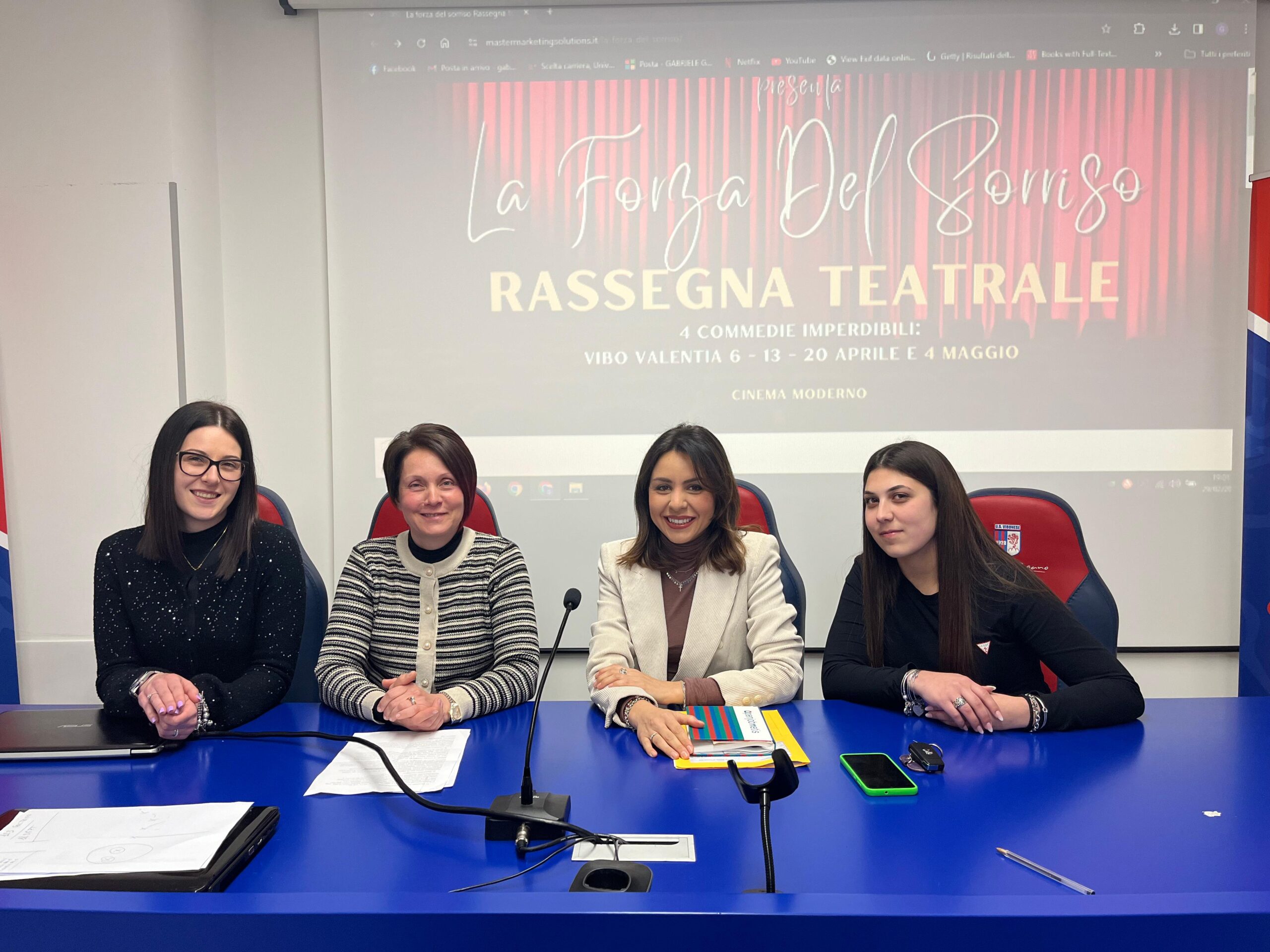 Presentata a Vibo la Rassegna Teatrale “La forza del sorriso”: quattro serate in ricordo di un amico